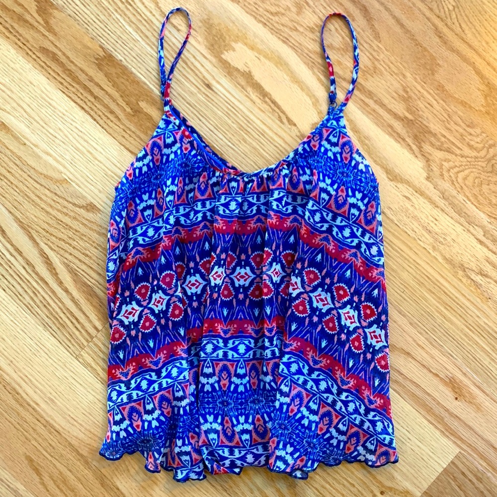 Express tank top RED, WHITE & BLUE!